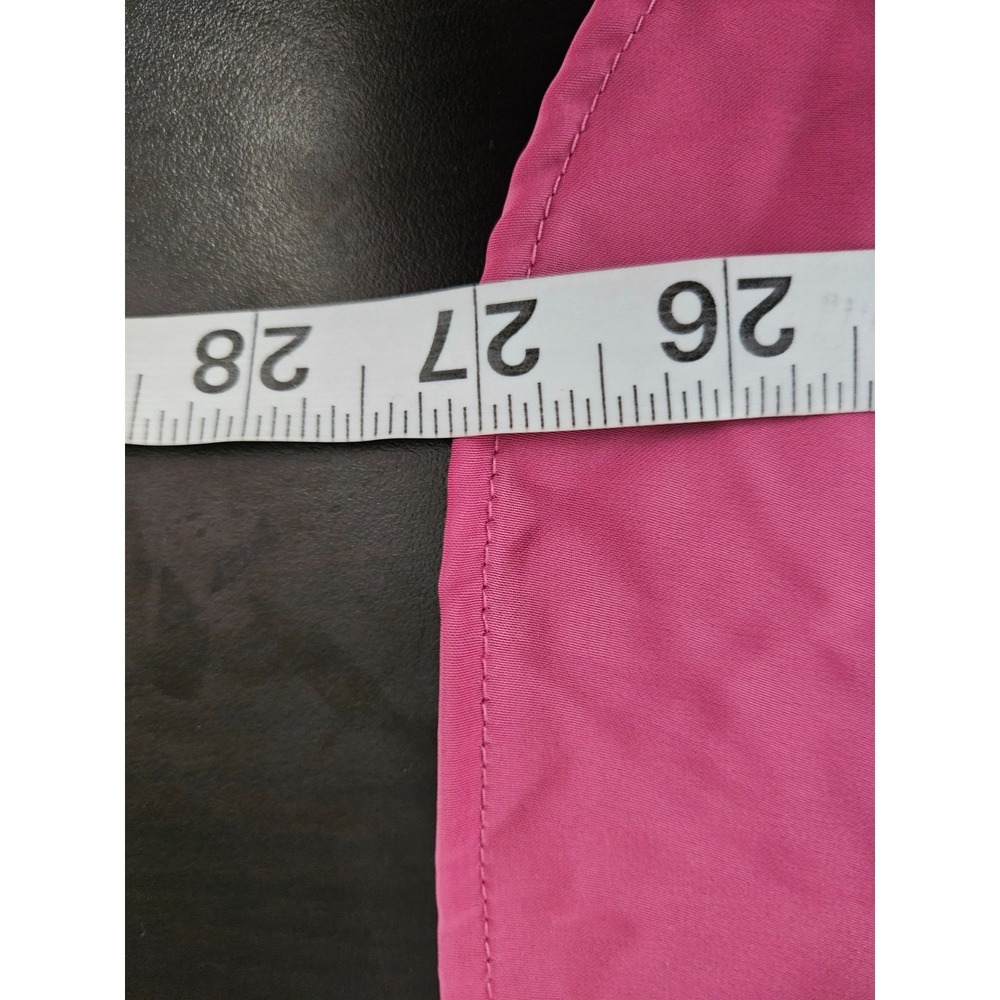 Rachel Zoe Satin‎ Blouse Womens Large Pink Button Front Minimalist Workwear - Picture 5 of 6